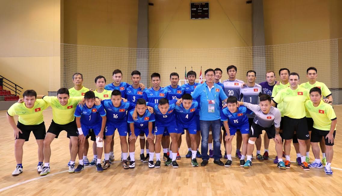 Đội tuyển Futsal Việt Nam luyện quân trước trận đấu quan trọng với Pa-ra-goay