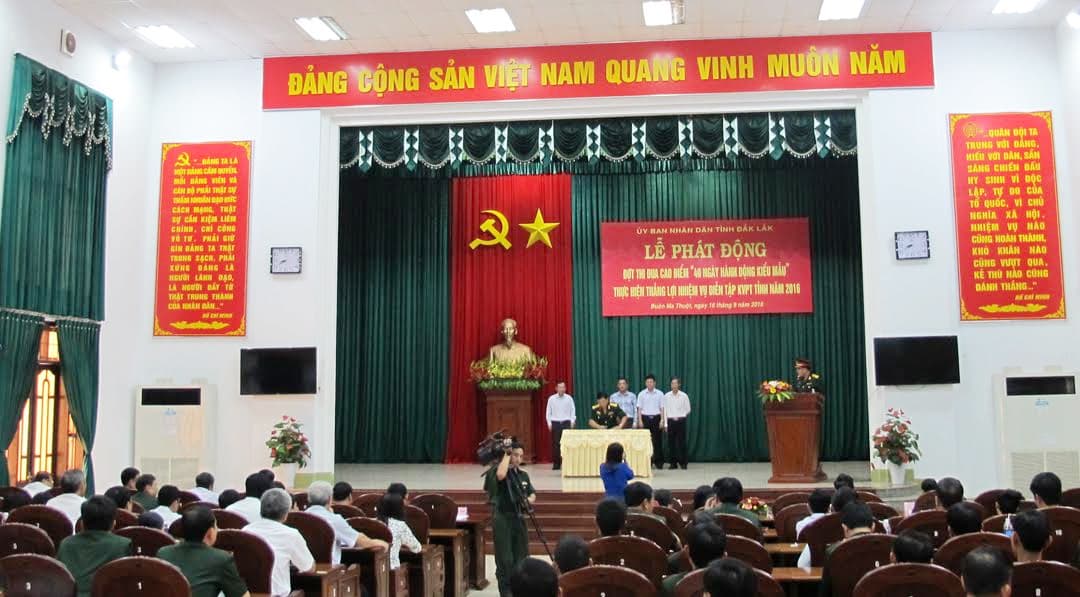 Đắk Lắk phát động thi đua cao điểm “40 ngày hành động kiểu mẫu”