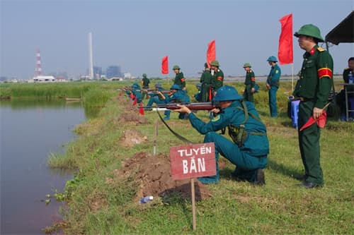 100% đạt tỷ lệ khá, giỏi trong kiểm tra bắn đạn thật