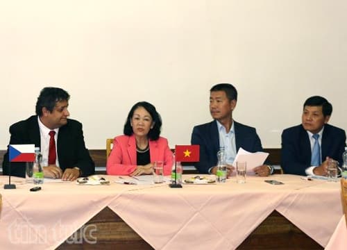 Trưởng Ban Dân vận Trung ương Trương Thị Mai thăm CH Séc