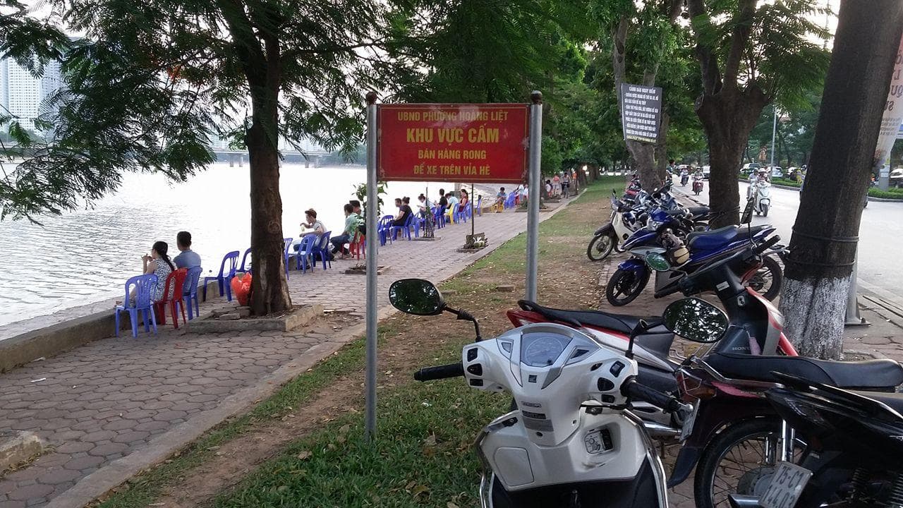 Biển cấm không tác dụng