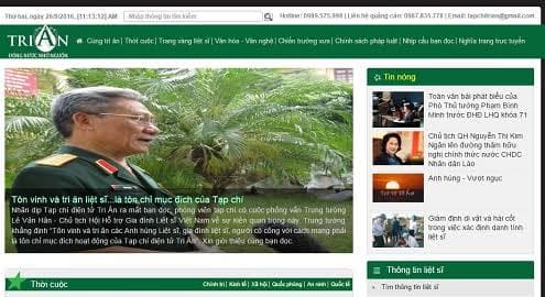 Ra mắt tạp chí điện tử Tri ân