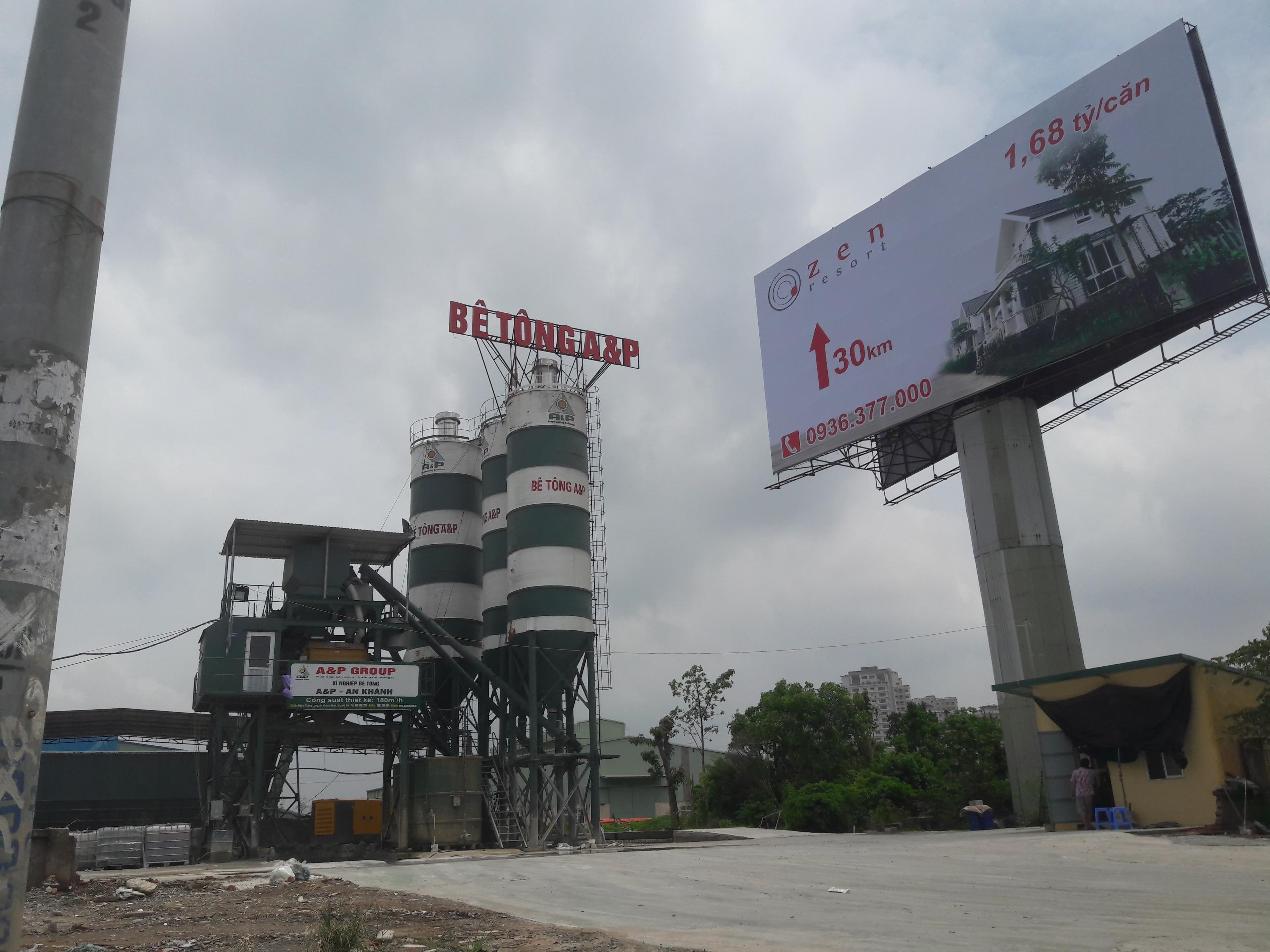 Xin đất dệt may rồi cho thuê làm bê tông gây ô nhiễm
