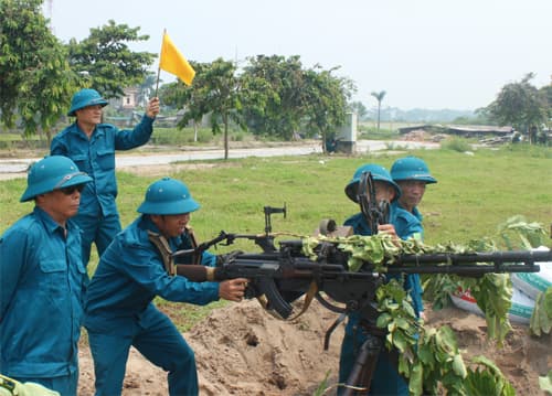 Đông Anh tiến bộ vững chắc về quốc phòng, quân sự địa phương