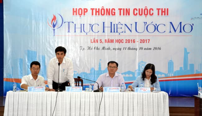 Khởi động Cuộc thi Thực hiện ước mơ năm học 2016-2017