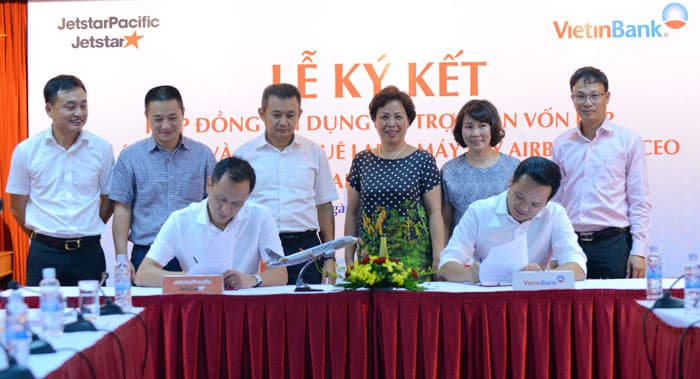 VietinBank và Jetstar Pacific ký hợp đồng tài trợ vốn đầu tư mua máy bay