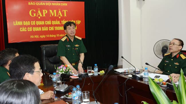 Báo Quân đội nhân dân tăng cường hợp tác với các cơ quan báo chí Quân đội
