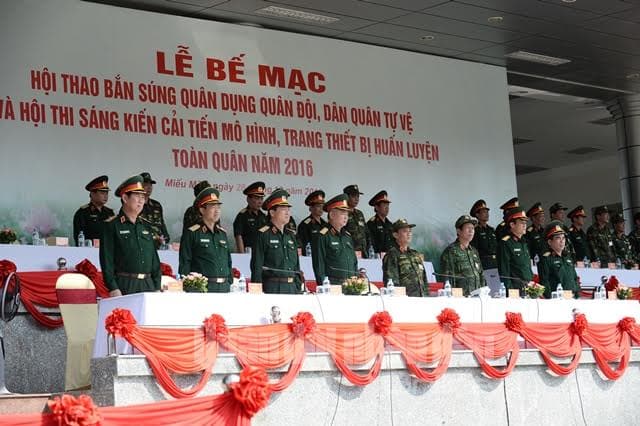 Bế mạc hội thao, hội thi toàn quân năm 2016