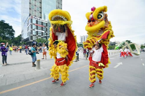 Khai mạc Liên hoan Lân Sư Rồng TP Hồ Chí Minh lần thứ nhất