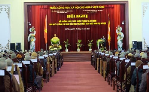 Hội nghị bồi dưỡng kiến thức QP-AN cho tăng, ni sinh