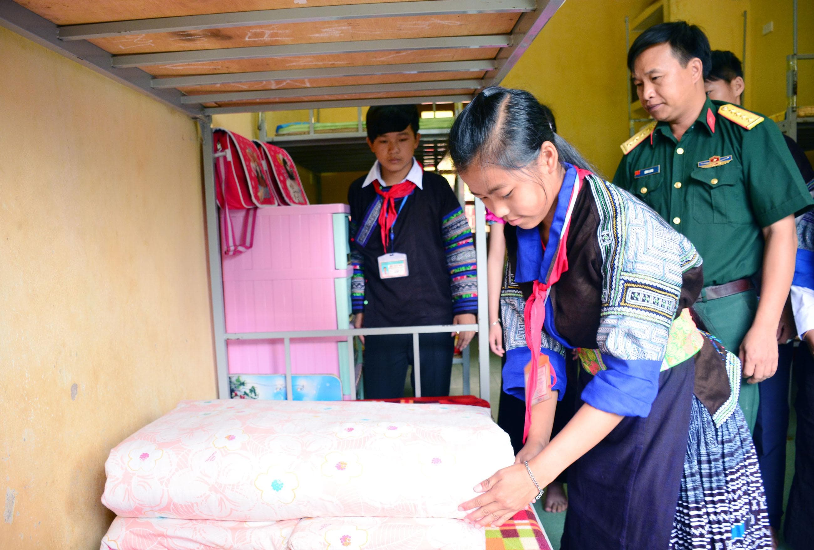 Nghĩa tình quân dân ở ngôi trường nội trú