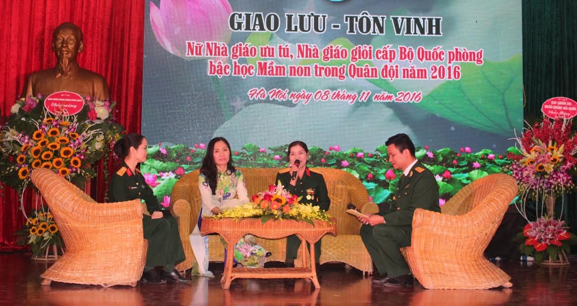 Tổng cục Chính trị tôn vinh nữ Nhà giáo ưu tú, Nhà giáo giỏi bậc học mầm non