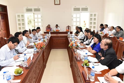 Đoàn công tác của Ủy ban Dân tộc làm việc tại tỉnh Gia Lai