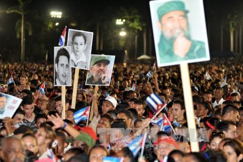 Lễ tưởng niệm lãnh tụ Fidel Castro tại Santiago de Cuba