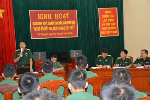 Nghe bộ đội nói, nói cho bộ đội hiểu