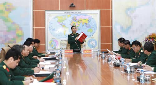 Họp Ban chỉ đạo biên soạn Bách khoa toàn thư quân sự Việt Nam