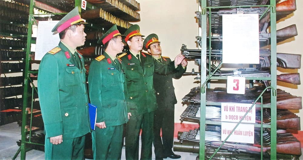 Hiệu quả xây dựng điểm công tác kỹ thuật cơ quan quân sự địa phương