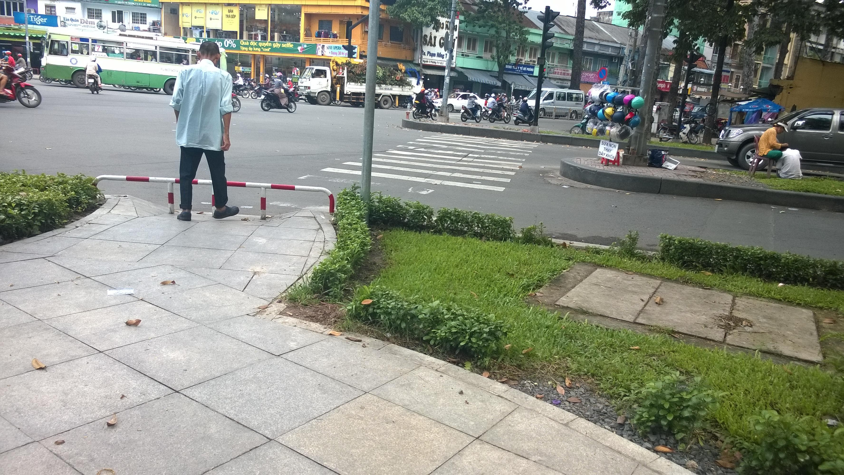 Chắn lối người khiếm thị