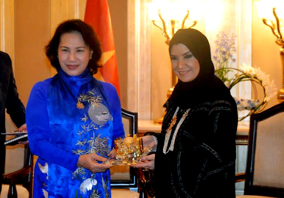 Chủ tịch Quốc hội Nguyễn Thị Kim Ngân hội kiến Chủ tịch Quốc hội UAE