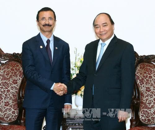 Thủ tướng Nguyễn Xuân Phúc tiếp Chủ tịch, Tổng giám đốc Tập đoàn DP World (UAE)