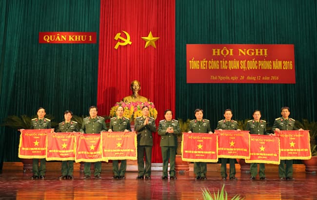 Quân khu 1 tổng kết công tác quân sự, quốc phòng năm 2016