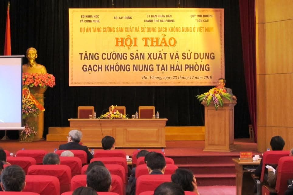 Đưa tỷ lệ sản xuất, sử dụng gạch không nung đạt 40% vào năm 2020