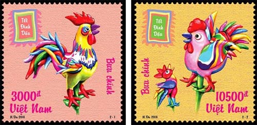Phát hành bộ tem "Tết Đinh Dậu"