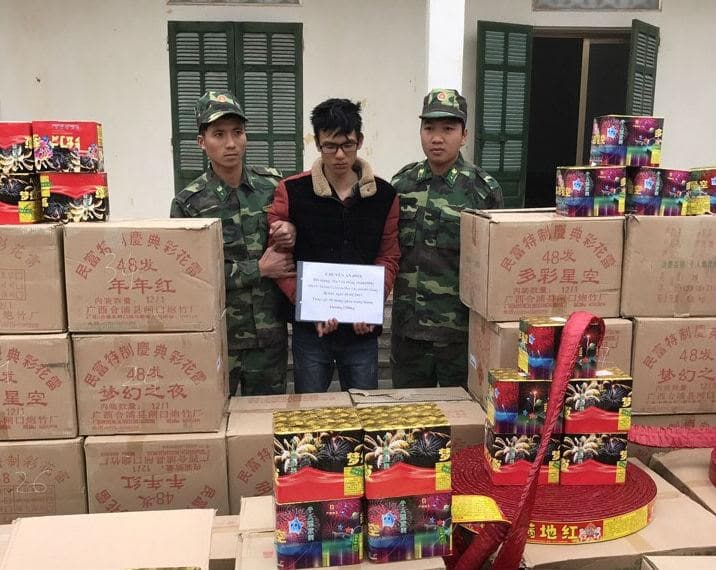 Bộ đội Biên phòng triệt phá đường dây vận chuyển pháo lậu