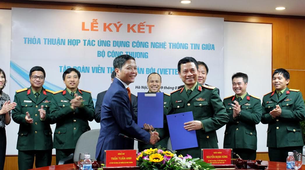 Viettel hỗ trợ Bộ Công Thương thúc đẩy ứng dụng công nghệ thông tin
