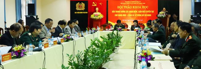 Hội thảo khoa học "Đấu tranh chống các quan điểm, luận điệu xuyên tạc chủ nghĩa Mác - Lênin và tư tưởng Hồ Chí Minh"
