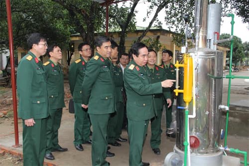 Công ty Cổ phần 22: Sản xuất bình tắm nước nóng công nghệ mới phục vụ bộ đội