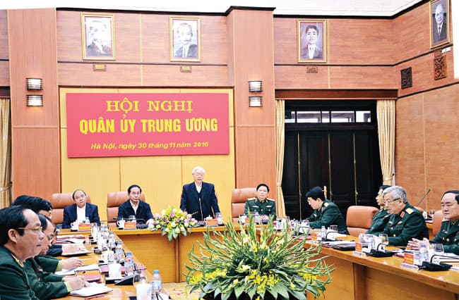 Một số hoạt động của lãnh đạo Quân ủy Trung ương, Bộ Quốc phòng năm 2016