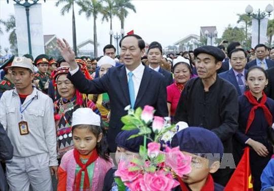 Chủ tịch nước Trần Đại Quang: Tiếp tục bảo tồn, phát huy giá trị văn hóa truyền thống dân tộc