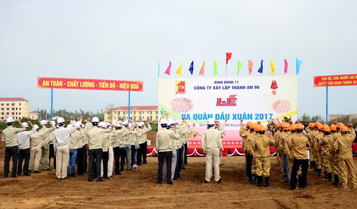 Công ty Thành An 96 tổ chức lễ ra quân đầu Xuân