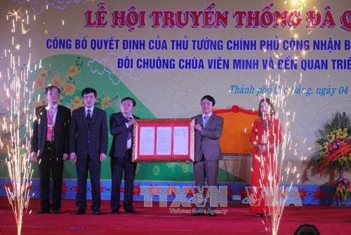 Công nhận bảo vật Quốc gia đôi chuông chùa Viên Minh tại Cao Bằng