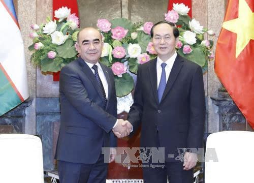 Chủ tịch nước Trần Đại Quang: Cần khai thác tốt tiềm năng hợp tác giữa Việt Nam và Uzbekistan