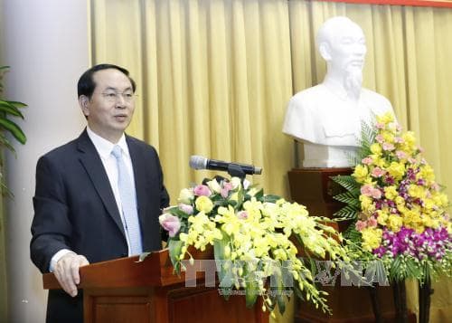 Chủ tịch nước Trần Đại Quang: Tiếp tục nâng cao hơn nữa chất lượng tham mưu chiến lược phục vụ Lãnh đạo Đảng, Nhà nước