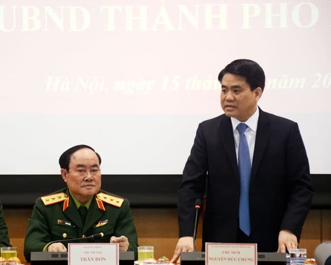 Bộ Quốc phòng và TP Hà Nội đánh giá kết quả phối hợp thực hiện nhiệm vụ quân sự, quốc phòng