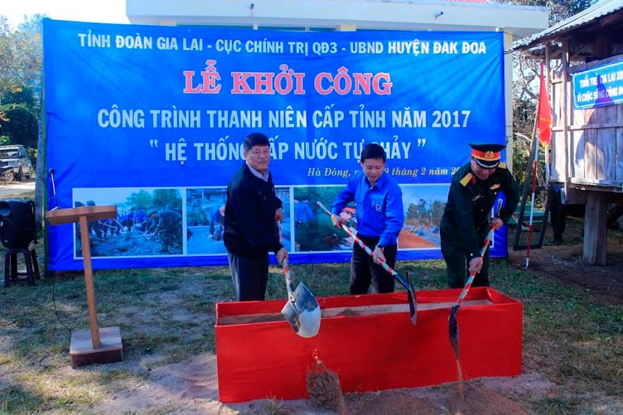 Gia Lai: Xây dựng công trình cấp nước trị giá gần 1 tỷ đồng
