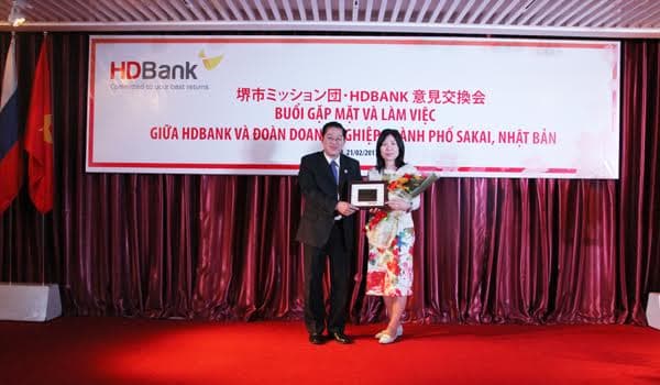 HDBank đẩy mạnh hợp tác với đối tác Nhật Bản