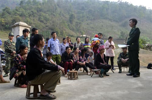 Tăng cường vận động quần chúng, tạo sự ổn định bền vững khu vực biên giới