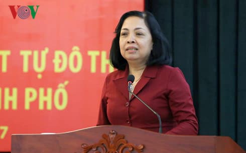 Nữ Chủ tịch phường tuyên bố “từ quan” nếu không giải tỏa được vỉa hè