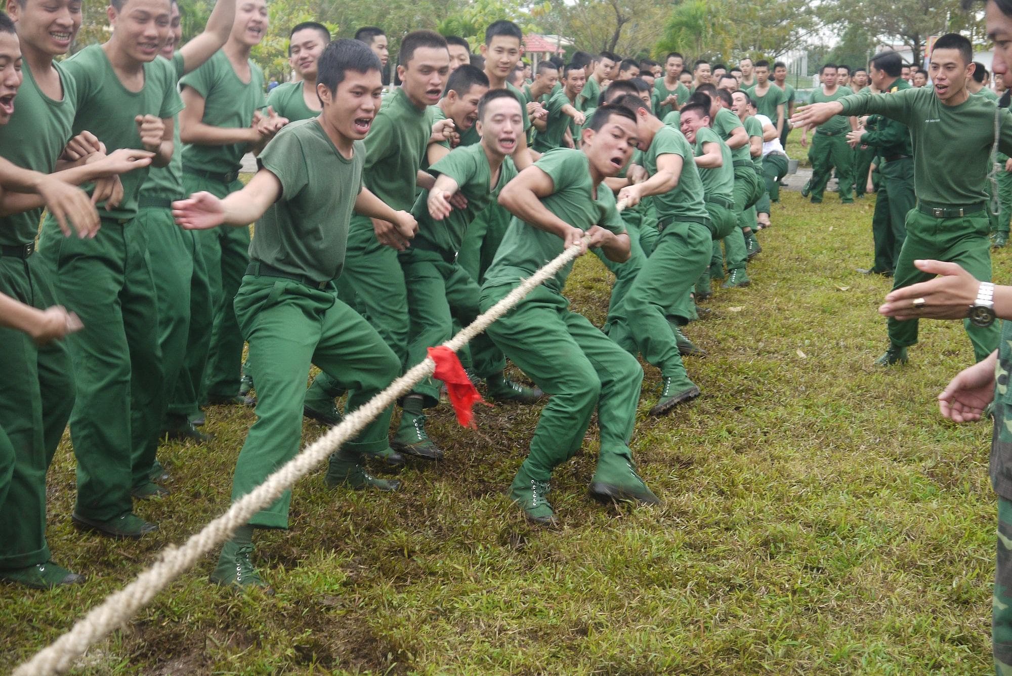 Ngày nghỉ cuối tuần của chiến sĩ mới