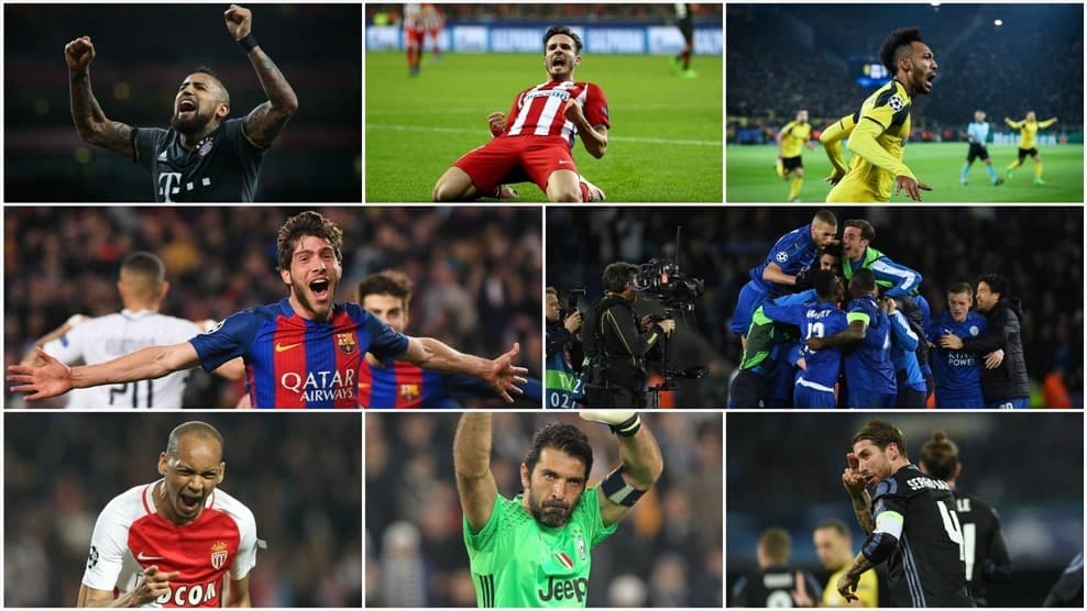 Nhìn lại vòng 1/8 UEFA Champions League