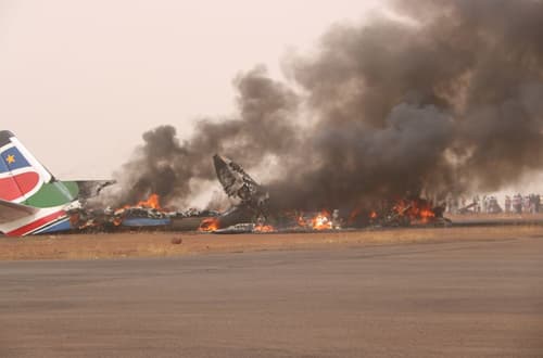 Tai nạn máy bay tại Nam Sudan, ít nhất 37 người bị thương