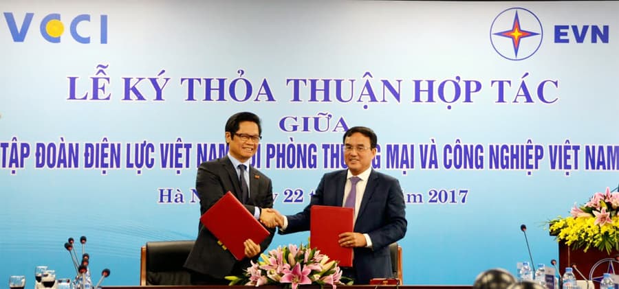 EVN và VCCI hợp tác cải thiện môi trường kinh doanh
