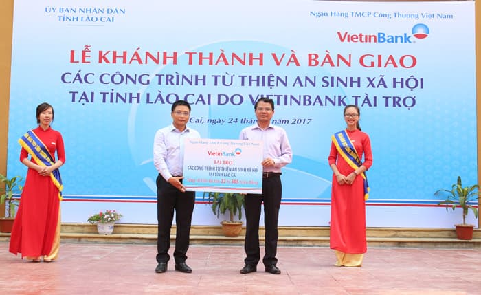 VietinBank hỗ trợ an sinh xã hội tỉnh Lào Cai hơn 22 tỷ đồng