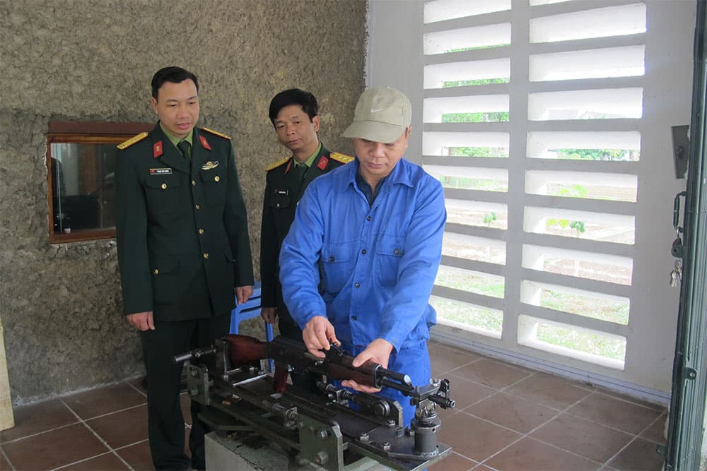 Hệ thống hiệu chỉnh súng bộ bình