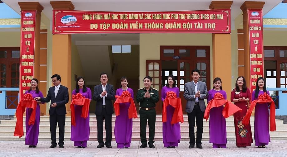 Khánh thành nhà chức năng trường THCS Gio Mai