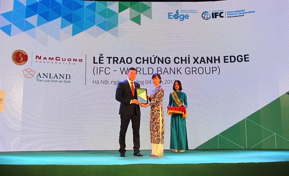 Thêm dự án bất động sản tại Hà Nội nhận chứng chỉ Xanh quốc tế EDGE